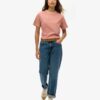 Boxy Loose T-Shirt mit gesticktem Core-Logo Boxy Loose T-Shirt mit gesticktem Core-Logo