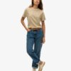 Boxy Loose T-Shirt mit gesticktem Core-Logo Boxy Loose T-Shirt mit gesticktem Core-Logo