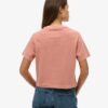 Boxy Loose T-Shirt mit gesticktem Core-Logo Boxy Loose T-Shirt mit gesticktem Core-Logo