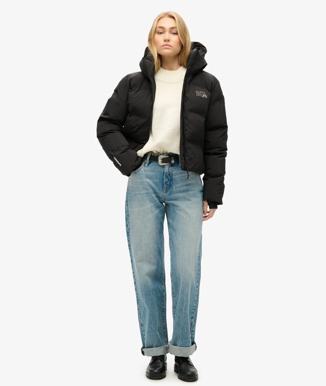 Boxy-Puffer-Jacke mit Kapuze Boxy-Puffer-Jacke mit Kapuze
