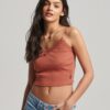 Cami-Oberteil mit Rippspitzenbesatz Cami-Oberteil mit Rippspitzenbesatz