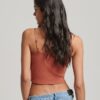 Cami-Oberteil mit Rippspitzenbesatz Cami-Oberteil mit Rippspitzenbesatz