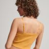 Cami-Oberteil mit Rippspitzenbesatz Cami-Oberteil mit Rippspitzenbesatz