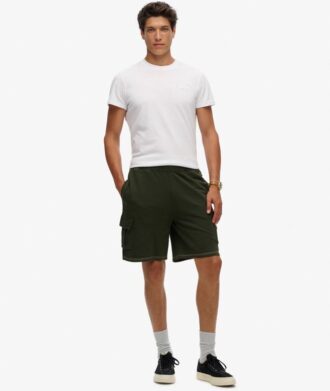 Cargo-Shorts mit Kontrastnähten