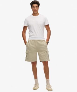 Cargo-Shorts mit Kontrastnähten