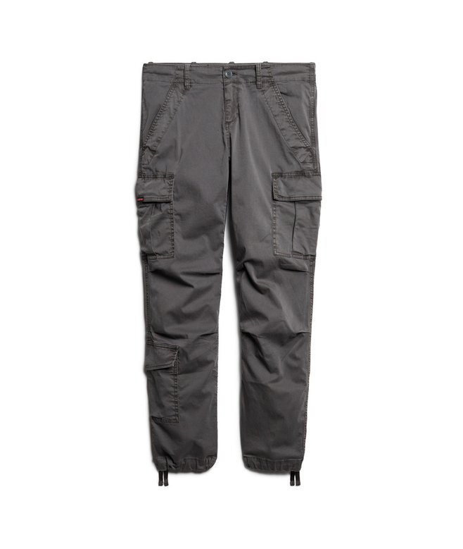 Cargohose mit niedriger Leibhöhe und geradem Schnitt Cargohose mit niedriger Leibhöhe und geradem Schnitt