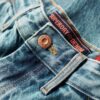 Carpenter-Jeans aus Denim mit mittlerer Leibhöhe