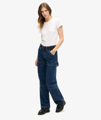 Carpenter-Jeans aus Organic Cotton mit mittlerer Leibhöhe