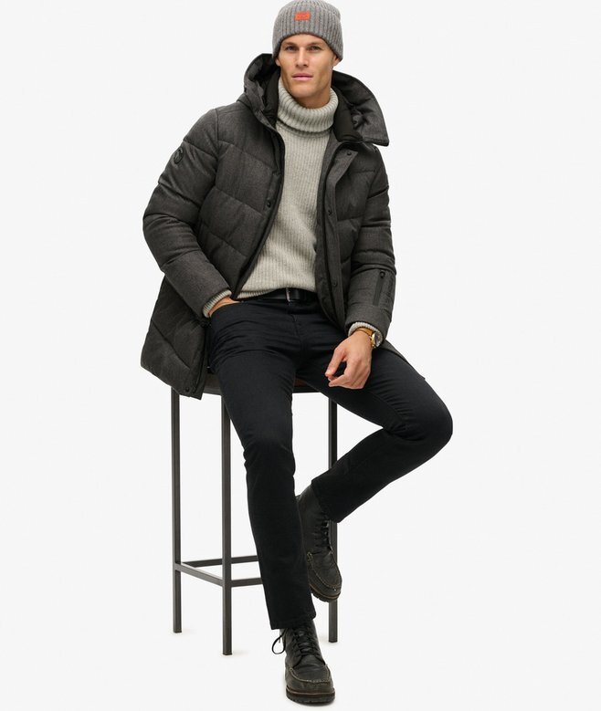 City Chevron Padded Coat City Chevron Padded Coat