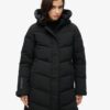 City Chevron Padded Parka Coat