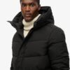 City Chevron Padded Parka Coat City Chevron Padded Parka Coat