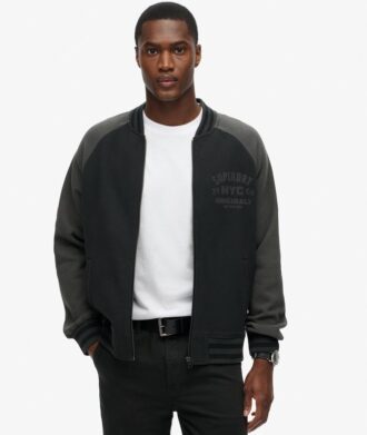 College Graphic Jersey Bomberjacke