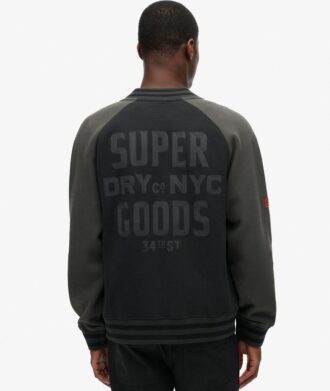 College Graphic Jersey Bomberjacke
