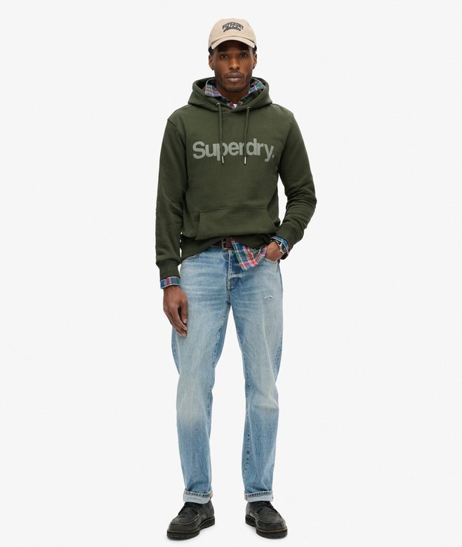 Core Logo City Kapuzenpullover mit lockerer Passform Core Logo City Kapuzenpullover mit lockerer Passform