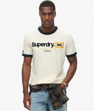 Core Logo Ringer Workwear Grafik-T-Shirt