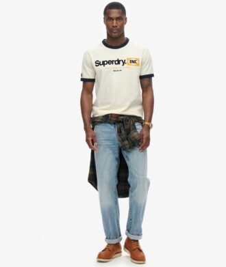 Core Logo Ringer Workwear Grafik-T-Shirt