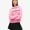 Core Sport Crop Box Kapuzenpullover