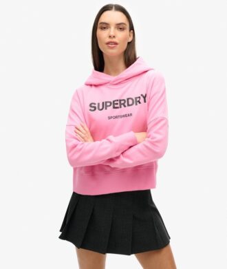 Core Sport Crop Box Kapuzenpullover