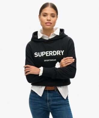 Core Sport Crop Box Kapuzenpullover Core Sport Crop Box Kapuzenpullover