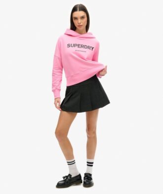 Core Sport Crop Box Kapuzenpullover