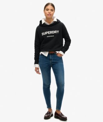 Core Sport Crop Box Kapuzenpullover Core Sport Crop Box Kapuzenpullover