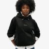 Country Club Velours-Kapuzenpullover mit lockerer Passform