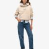 Country Club Velours-Kapuzenpullover mit lockerer Passform Country Club Velours-Kapuzenpullover mit lockerer Passform