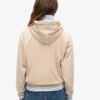 Country Club Velours-Kapuzenpullover mit lockerer Passform Country Club Velours-Kapuzenpullover mit lockerer Passform