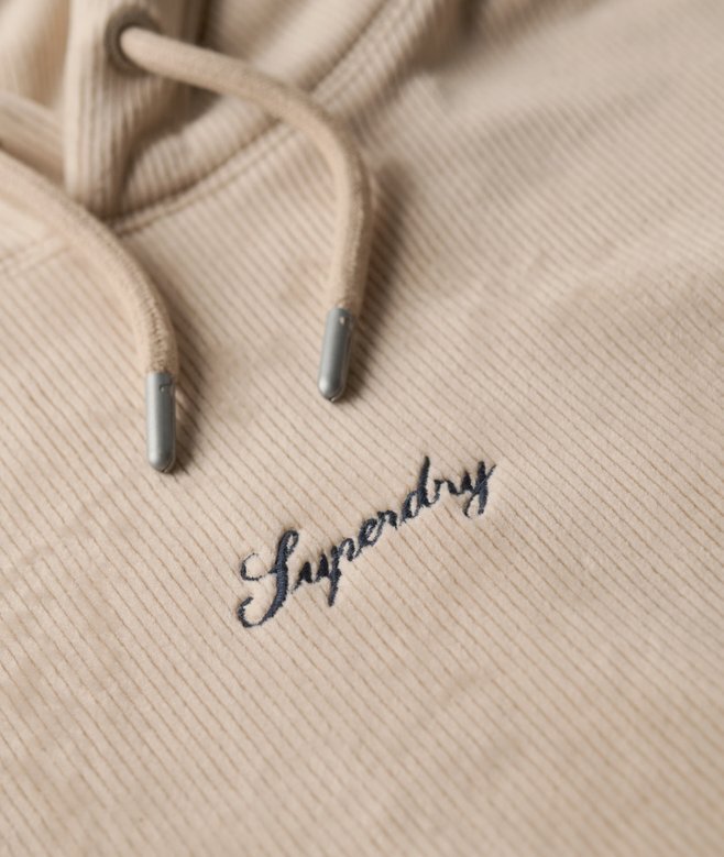 Country Club Velours-Kapuzenpullover mit lockerer Passform Country Club Velours-Kapuzenpullover mit lockerer Passform