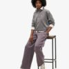 Country Club Velours-Sweatshirt mit halbem Reißverschluss