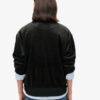 Country Club Velours-Sweatshirt mit halbem Reißverschluss