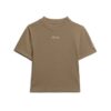 Cropped-T-Shirt aus Organic Cotton mit Stickerei Cropped-T-Shirt aus Organic Cotton mit Stickerei