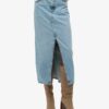 Denim-Maxirock mit Schlitz Denim-Maxirock mit Schlitz