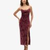 Diamonte-Samt-Maxikleid Diamonte-Samt-Maxikleid
