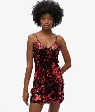 Disco-Pailletten-Minikleid