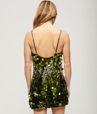 Disco-Pailletten-Minikleid