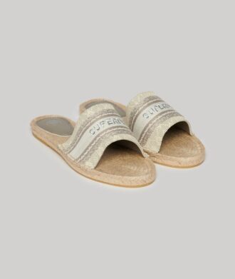 Espadrille-Slider mit Canvas-Overlay