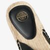Espadrille-Slider mit gekreuzten Riemen