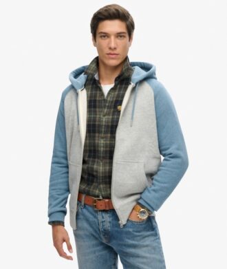 Essential Baseball Zip Kapuzenpullover