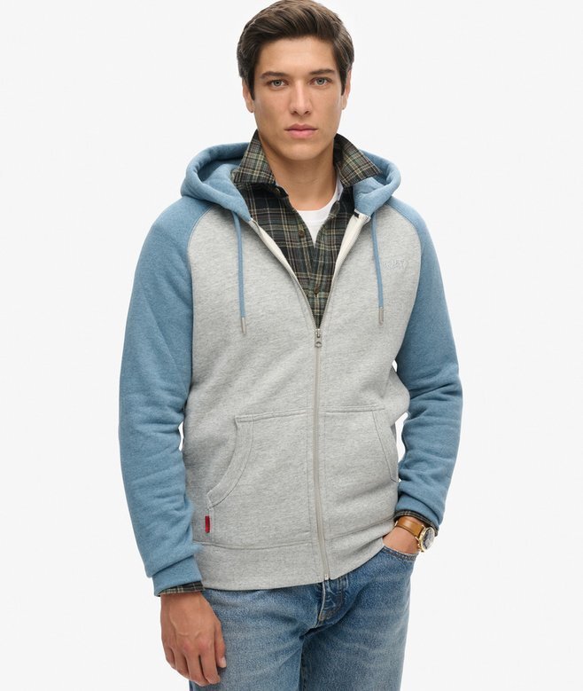 Essential Baseball Zip Kapuzenpullover Essential Baseball Zip Kapuzenpullover