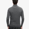 Essential bestickter Strickpullover mit halbem Reißverschluss Essential bestickter Strickpullover mit halbem Reißverschluss