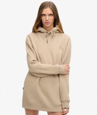 Essential Kapuzenpullover-Kleid