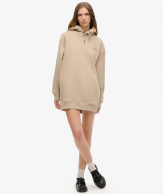 Essential Kapuzenpullover-Kleid