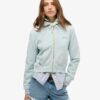 Essential Logo Cropped Zip Kapuzenpullover Essential Logo Cropped Zip Kapuzenpullover