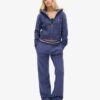 Essential Logo Cropped Zip Kapuzenpullover