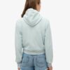 Essential Logo Cropped Zip Kapuzenpullover Essential Logo Cropped Zip Kapuzenpullover