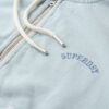 Essential Logo Cropped Zip Kapuzenpullover Essential Logo Cropped Zip Kapuzenpullover