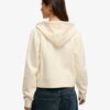 Essential Logo Cropped Zip Kapuzenpullover