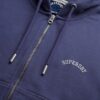 Essential Logo Cropped Zip Kapuzenpullover