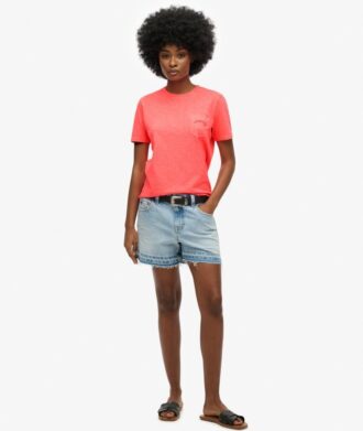 Essential Logo Garment Dye Pocket T-Shirt